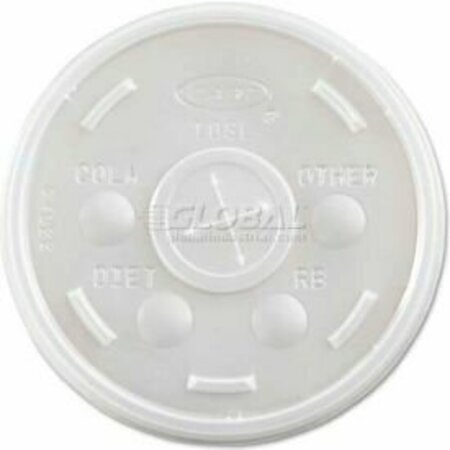 DART Dart® Plastic Cold Cup Lids, Fits 10 Oz. Cups, Translucent DCC 10SL